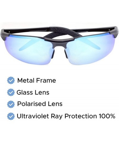 Polarized Sunglasses Ultralight Aluminum Magnesium - CW18T6EUQ82 $10.82 Square