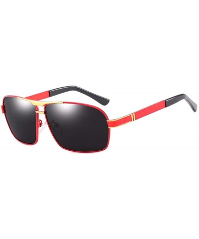 Sunglasses Driving Glasses Men's Box Polarizer - F - C318QR73Y4T $38.41 Aviator
