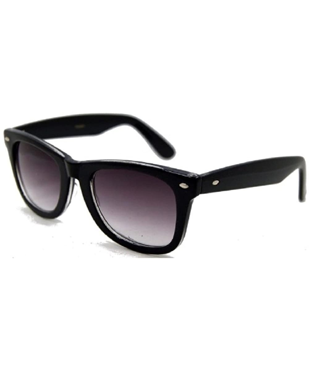 Classic Full Reader Sunglasses NOT BiFocals-Hard Case Included - Black - CD12GZDJUMV $11.41 Square