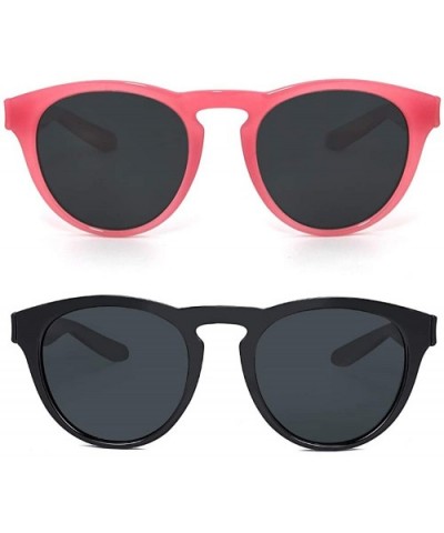 2 PACK Sunglasses for Women Polarized Anti UV Classic Cateye Retro Mirrored Lens Lightweight Sun glasses - CU19042ADZ7 $17.08...