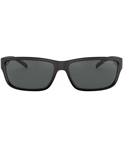 Men's An4271 Zoro Rectangular Sunglasses - Matte Black/Grey - CS196IHM9YU $54.01 Rectangular