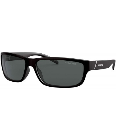 Men's An4271 Zoro Rectangular Sunglasses - Matte Black/Grey - CS196IHM9YU $54.01 Rectangular