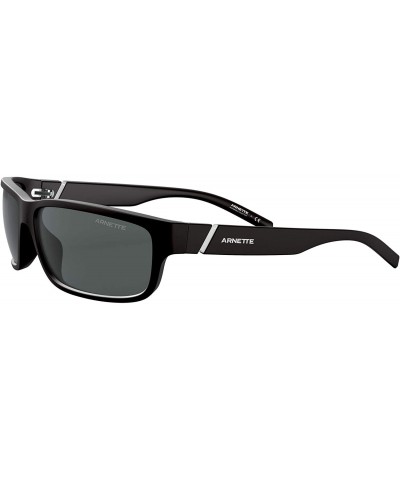 Men's An4271 Zoro Rectangular Sunglasses - Matte Black/Grey - CS196IHM9YU $54.01 Rectangular