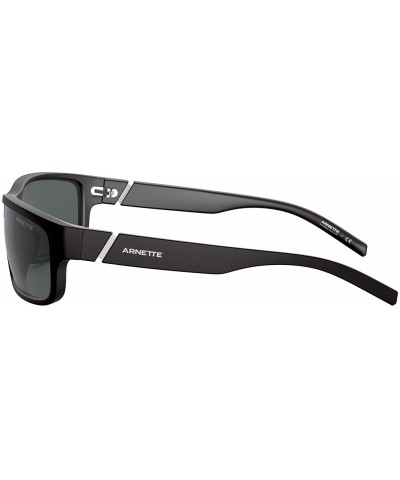 Men's An4271 Zoro Rectangular Sunglasses - Matte Black/Grey - CS196IHM9YU $54.01 Rectangular