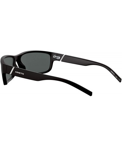 Men's An4271 Zoro Rectangular Sunglasses - Matte Black/Grey - CS196IHM9YU $54.01 Rectangular