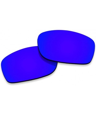 Polarized Lenses Replacement Fives Squared 100% UV Protection-Variety Colors - Deep Blue Mirrored - CO18WSN8UM8 $12.43 Wayfarer