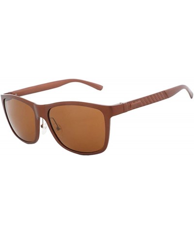 Fashion Polarized Sports Sunglasses for Men Women Lightweight UV400 Protection Unisex Eyewear - Brown - CR18TH53T2R $38.86 Sport
