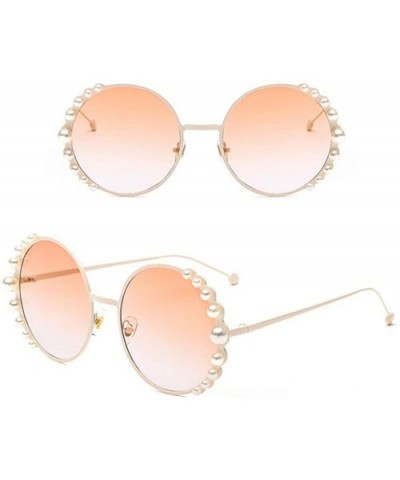 Sunglasses Eyewear for Women Polarized Mirrored UV Protection Oversized Cat Eye Wayfarer - Champagne - C118H0KRZRC $18.52 Way...