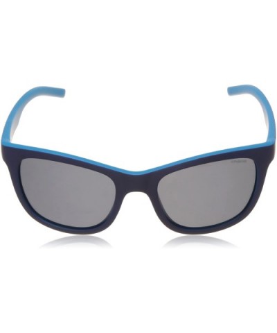 Men's Pld7008/S Rectangular Sunglasses - Blue/Gray Polarized - CF12MXXYH9U $31.28 Rectangular