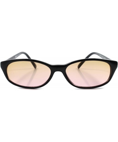 Classic Vintage 80s Style Mens Womens Rectangular Sunglasses - CU18023NASQ $10.17 Rectangular