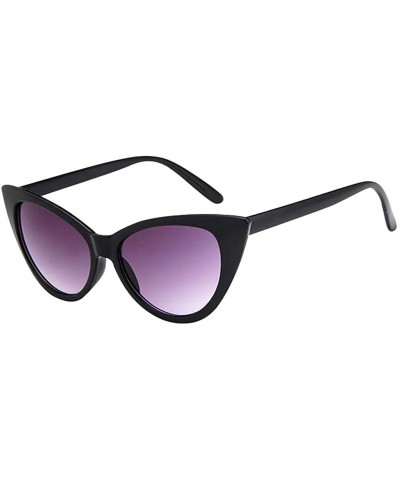 Women's Oversized Square Cat Eye Modern Sunglasses (Style E) - C2196LUZWDW $8.96 Oversized