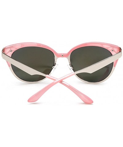 Sunglasses For Women Best Quality Copper Frame UV Protection With Free Sunglasses Case - Pink/Gold - CB12FEVGVXL $8.61 Sport