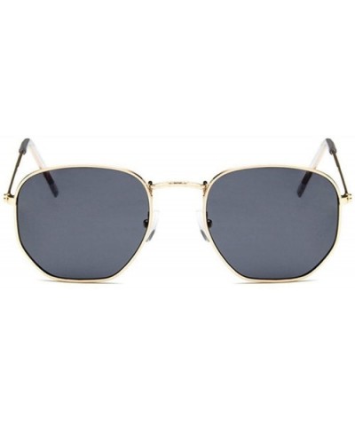 Polygonal Sunglasses Women Glasses Lady Luxury Retro Metal Sun FeVintage Mirror Oculos De Sol Feminino UV400 - C4199CL4G3C $1...