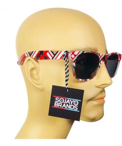 Sunglasses Red (Fancies By Sojayo the Plush Collection) - C218DOXWR6I $8.58 Wayfarer