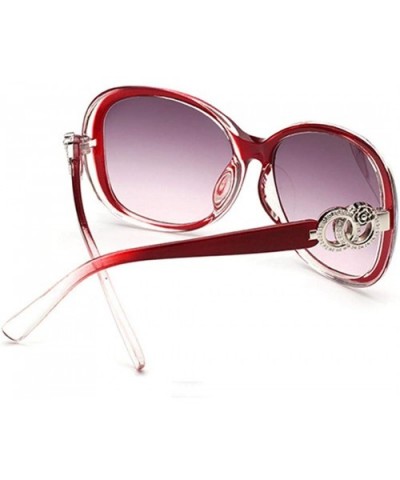 Fashion UV Protection Glasses Travel Goggles Outdoor Sunglasses Sunglasses - Red - CQ199S4KA93 $17.27 Goggle