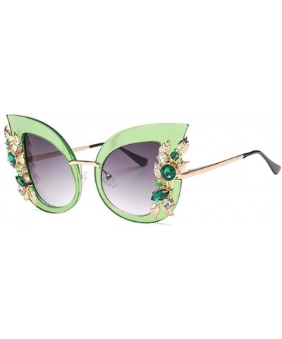 Oversized Sunglasses Protection Lightweight Polarized - Green - CS18KYZ83XM $14.45 Oversized