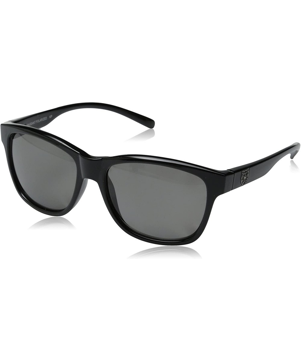 Pageant Polarized Sunglass with Polycarbonate Lens - Black Frame/Gray - CJ11TSIAMIB $29.50 Sport