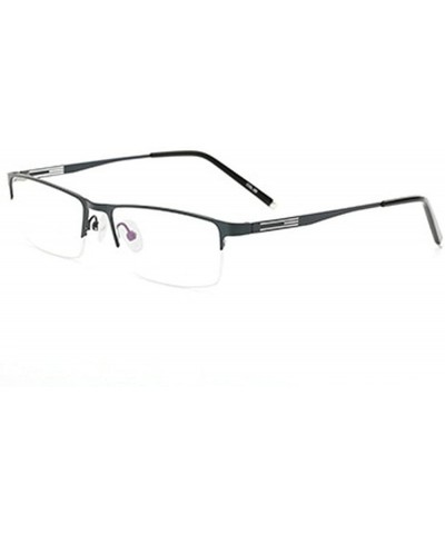 Sun Photochromic Fashion Half Frame Myopia Optical Eyewear for Men Business Design Clear HD Lens - Black - C818E84GOL4 $11.02...