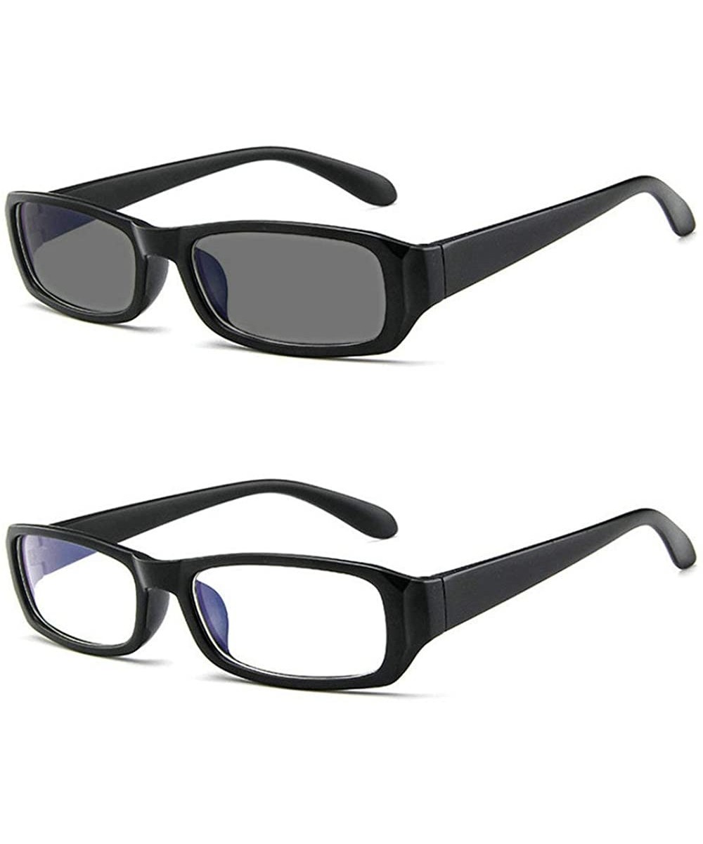 2019 New Fashion Ultralight Small Square Matte Black Myopia Glasses Transition Photochromic Sunglasses - CR18A6NI2C2 $14.41 S...