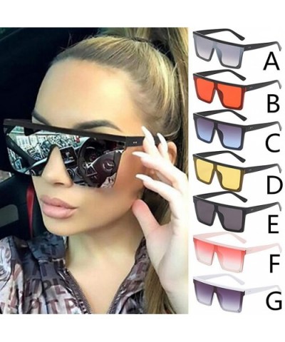 Fashion Women Square Shape Frame Sunglasses Summer Shade Glasses - F - CP18TQWGOS5 $5.29 Square