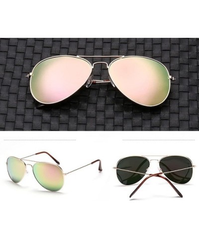 Vintage Round polarized Sunglasses Classic Retro design Styles Shades - F - CJ18OZKZ4LU $4.37 Rimless