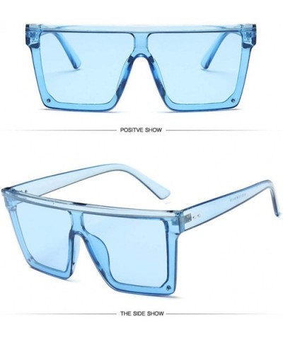 Oversized Siamese Women Sunglasses Men Personality Sun Glasses Female Outdoor Beach Travel Glasses - A6 - C418WGGNL5A $5.94 O...