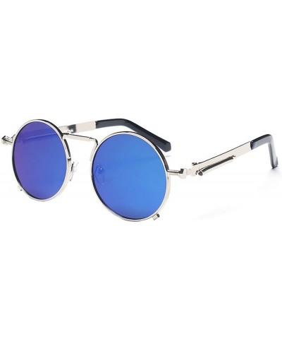 Vintage Steampunk metal polarized sunglasses - C5123E4IFTD $13.90 Goggle