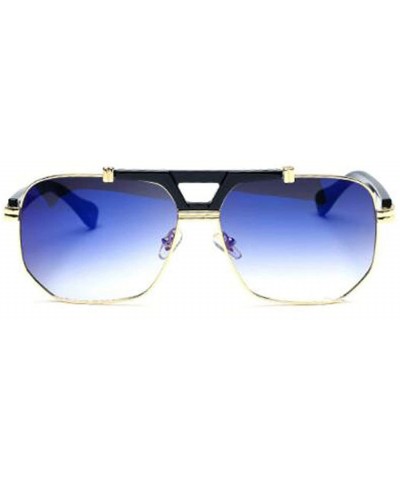 New fashion frame sunglasses - metal frame double beam cat eye sunglasses - B - C418SKOCUDW $27.48 Cat Eye