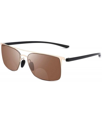 Bifocal Reading Glasses Men Polarized Sunglasses Women Outdoor Reading Sun Glasses UV protection - CQ18A47SWEL $16.68 Square