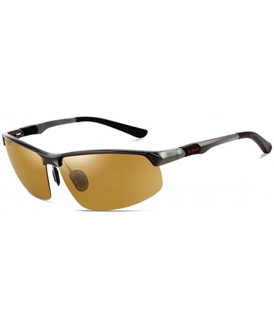polarized sunglasses truck driver day and night driving mirror - C91880WNHLX $35.56 Goggle