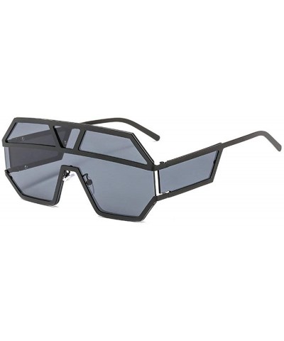 Fashion Sunglasses Designer Glasses Oversized - Black - CF198KIDIC6 $11.74 Goggle