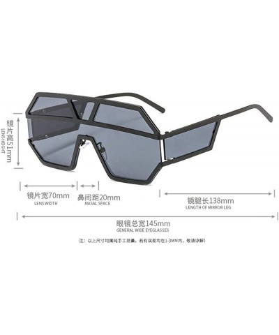 Fashion Sunglasses Designer Glasses Oversized - Black - CF198KIDIC6 $11.74 Goggle