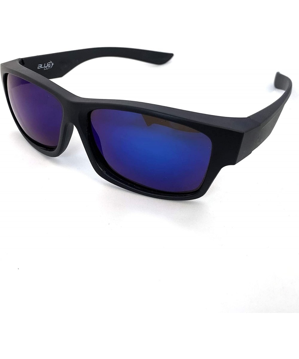 Fit Over Polarized Sunglasses Driving Clip on Sunglasses to Wear Over Prescription Glasses - Black-ice Blue - C718SLKI2R2 $20...