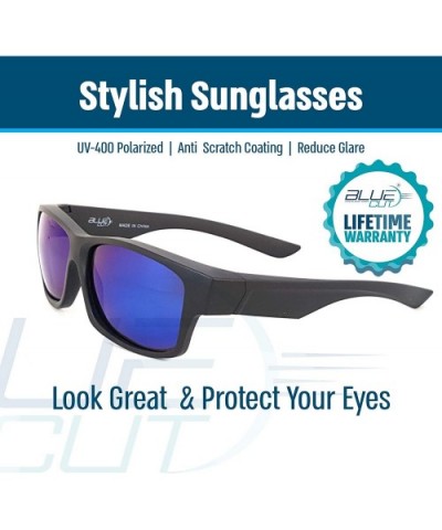 Fit Over Polarized Sunglasses Driving Clip on Sunglasses to Wear Over Prescription Glasses - Black-ice Blue - C718SLKI2R2 $20...