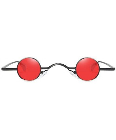 Unisex Fashion Sunglasses Glasses Vintage - Red - C4196S9DDKD $5.79 Round