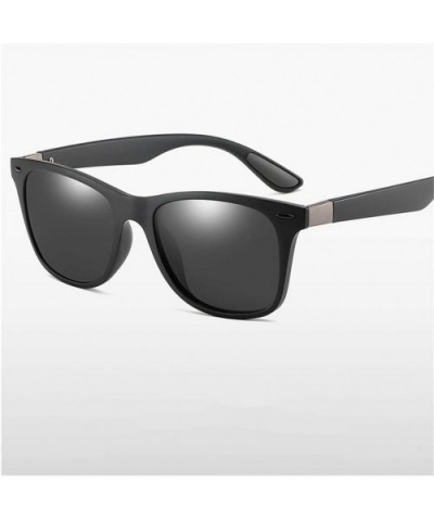 Polarized Sunglasses Men Women Driving Square Frame Sun Glasses Male Goggle - C1 - CK194OCXA5H $17.29 Rimless