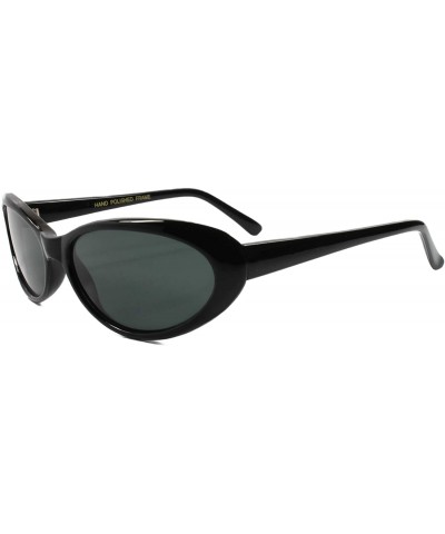 Cat Eye Sunglasses Retro Classic Vintage Design Women's Fashion Shades - Black - CZ18T3CDY7R $8.45 Cat Eye