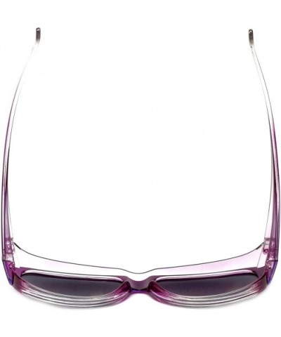 Fitover Sunglasses Wear-Over your Readers Perfect for Driving (7667) with Case - Purple Fade - C712O3RZSF5 $13.54 Oval
