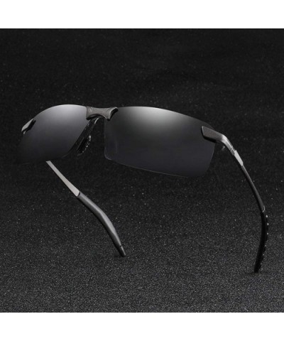 Men Polarized Photochromic Sunglasses Change Color Sun Glasses Day Night Vision Driving Goggles Male Rimless - CW199L8ZTWD $1...