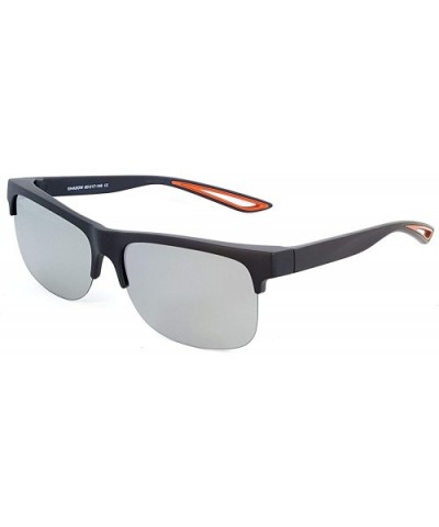 Fit Over Polarized Sunglasses Driving Clip on Sunglasses to Wear Over Prescription Glasses - Black-orange-silver - CZ18SKZUHG...
