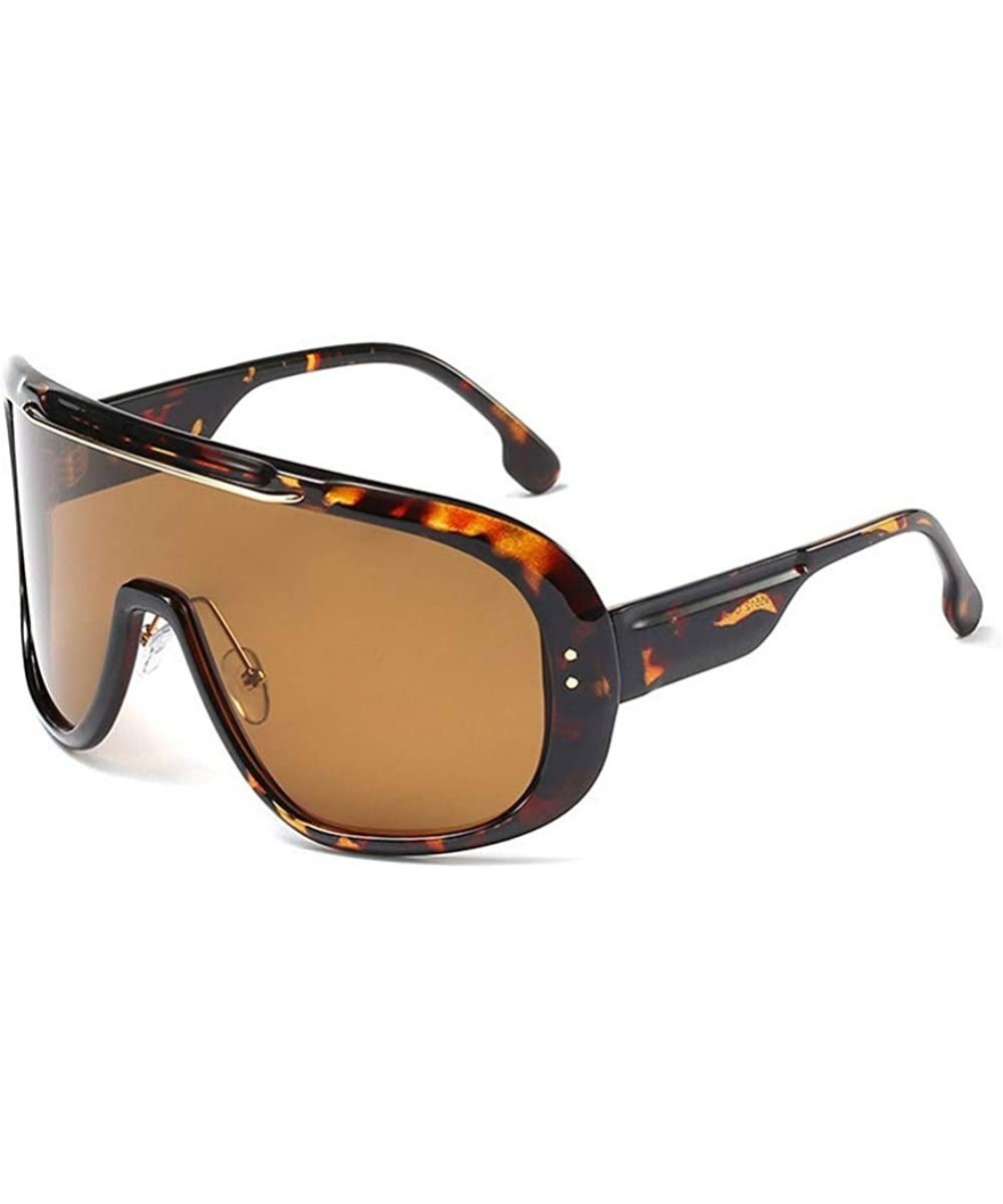 sunglasses glasses vintage windproof oversized - C1 - C3197ZCXNLS $5.02 Square