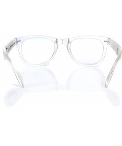 Premium Folding Diffraction Glasses - Transparent Matte - C21932Q57AI $7.88 Aviator