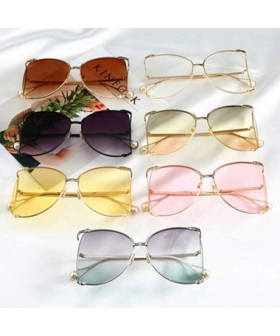Fashion Sunglasses for Women Colored Lens Glasses Vintage Retro Shades Tinted Aviators UV Protection Goggle - CQ196SQ7R40 $8....