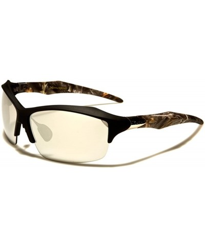 Outdoor Fishing Tactical Hunting Chrome Mirrored Len Camouflage Sport Sunglasses - CE1802O02AT $9.09 Sport