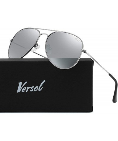 Aviator Sunglasses for Men Women Mirrored Lens UV400 Protection Lightweight Polarized Aviators Sunglasses - CV18HEWC3MH $12.3...