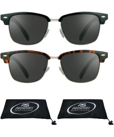 Classic Reading Sunglasses with Round Horn Rimmed Plastic Frame for Men & Women - Not Bifocal - CC18L9W3XMX $23.51 Round