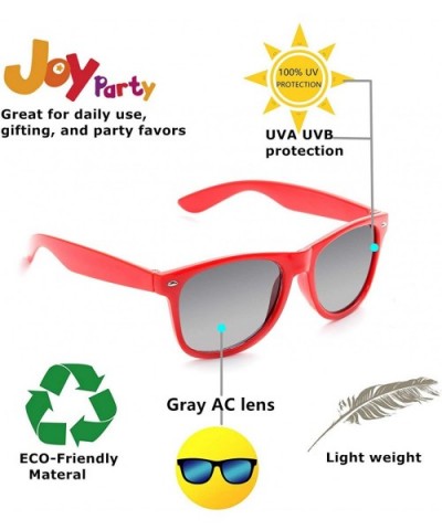 Wholesale Sunglasses Bulk for Adults Party Favors Retro Classic Shades 10 Pack - Red - C518RH3HNNZ $10.36 Aviator