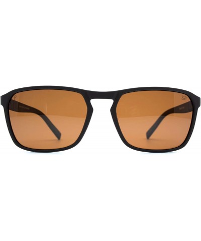 p630 Rectangular Style Polarized- for Mens 100% UV PROTECTION - Blackblue-black - CQ192THMSZD $15.09 Rectangular