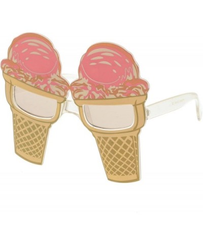 Oversize Cute Novelty Party Cone And Ice Cream Sunglasses 43mm - Ice Cream - C4182WZSSY0 $5.83 Oversized