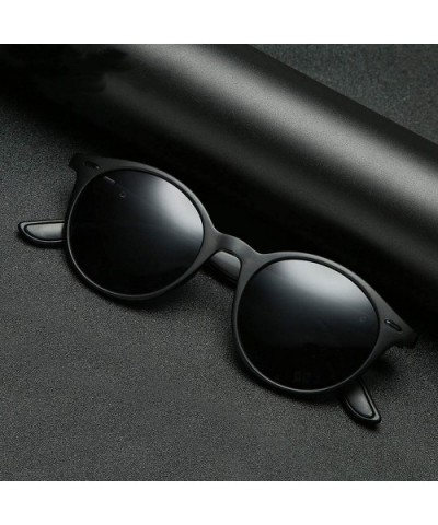 Outdoor Polarized Men Sunglasses Luxury Round Rivet Women Sun Glasses Mens Driving Sunglass Womens - Dark Green - CG197ZAWTGG...